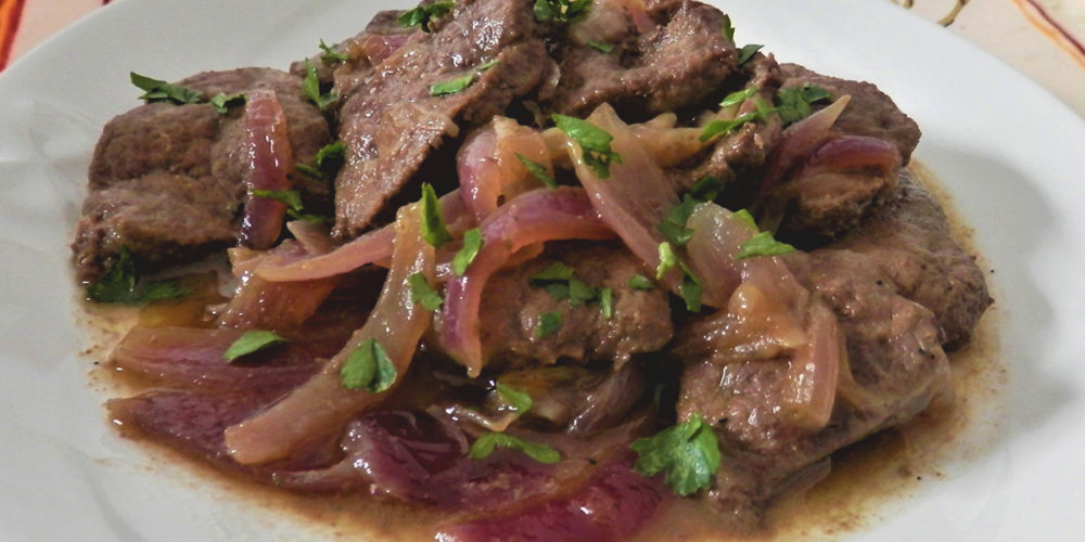Sliced Veal Liver Skin pack