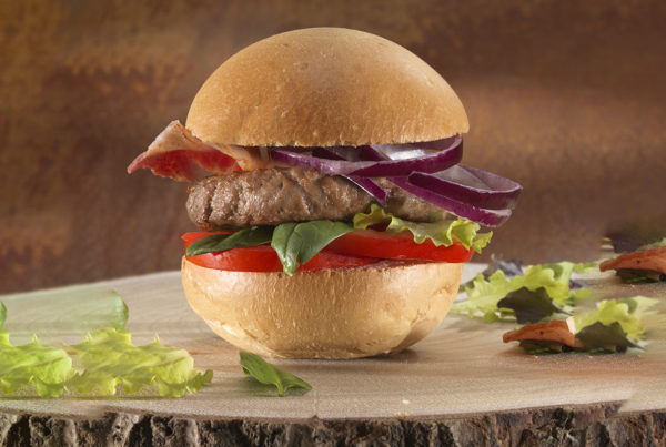 Hamburger di suino grammi 160 fiorani e c. industria produzione carni bovine e suine