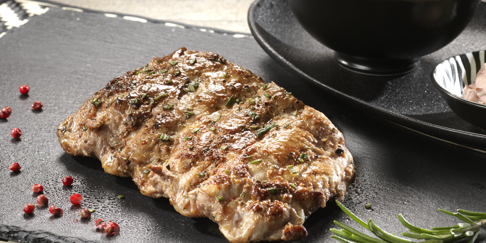 Loin Ribs di suino marinate Fiorani g 300 Skin