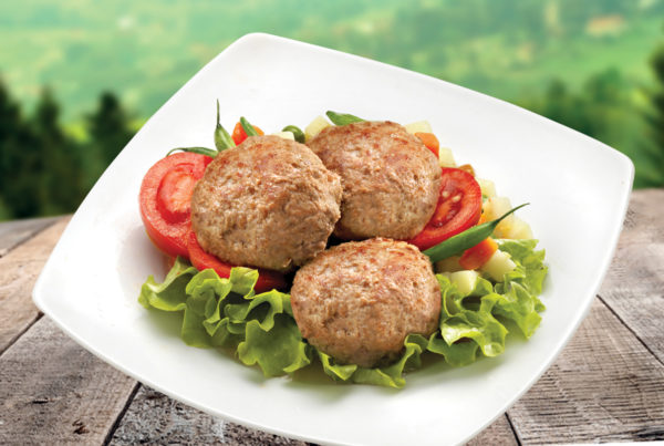 Polpette di suino e bovino fiorani e c. produzione carne suina e bovina_piatto