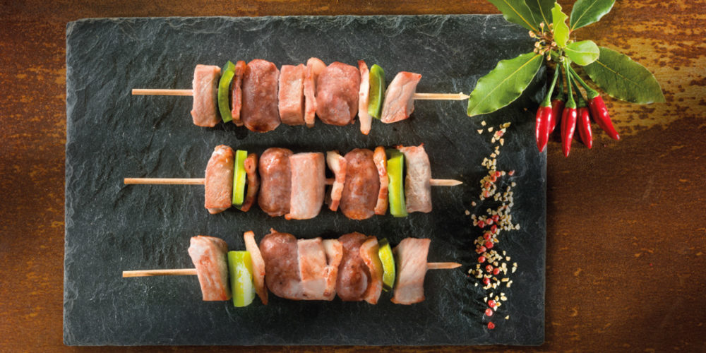 Rustic Pork Skewers 515 g approx. (3 pieces)