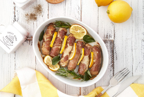 Involtini di coppa di suino al limone al forno ricette fiorani