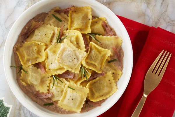 Ricette ravioli con ripieno di stinco fiorani carni piacenza