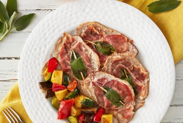 Ricetta fiorani saltimbocca con verdure al forno_ricette fiorani