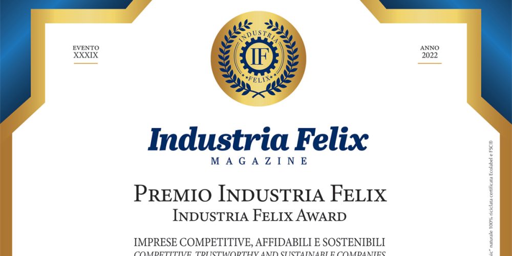 Premio Industria Felix 2022 a Fiorani