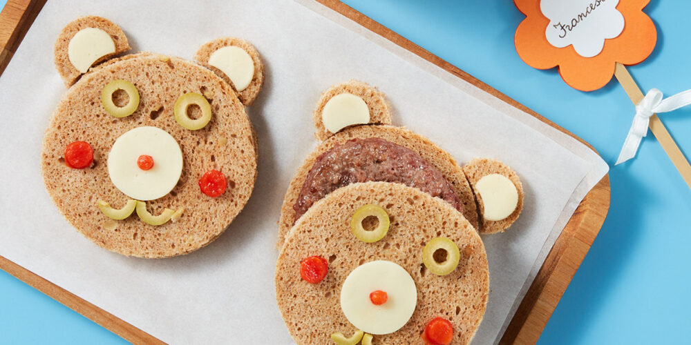 Teddy bears burger